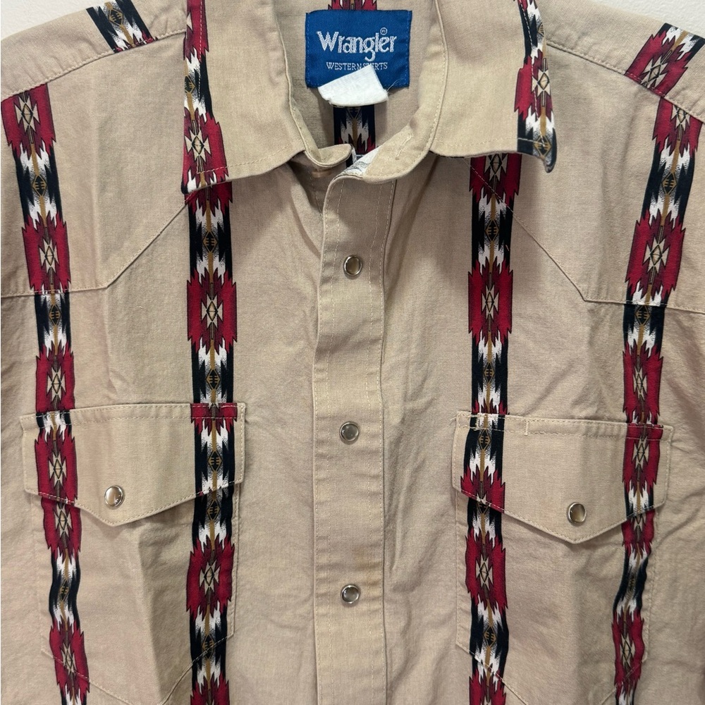 Vintage Wrangler Pearl Snap Shirt - Picture 2 of 5